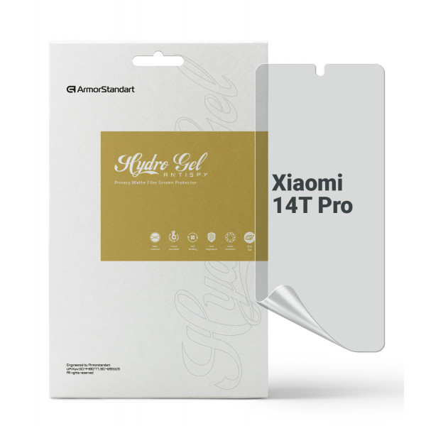 Фото - Захисна плівка для смартфону Armorstandart Anti-spy for Xiaomi 14T Pro (ARM79313)