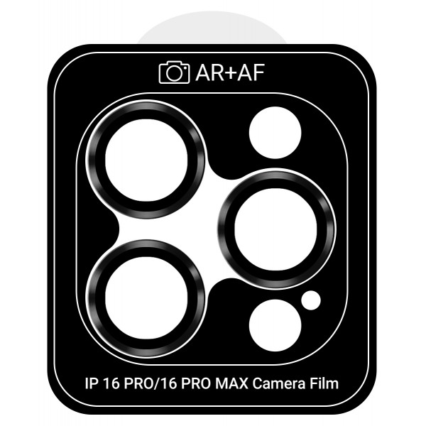 Фото - Захисне скло для смартфону Armorstandart для камери Pro for Apple iPhone 16 Pro/16 Pro Max Black Titanium (ARM81420)