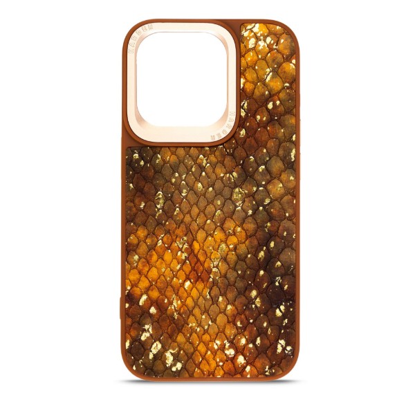 Фото - Чехол для смартфона Harder Nagas for Apple iPhone 15 Pro Brown (ARM76740) Фото - Чехол для смартфона Harder Nagas for Apple iPhone 15 Pro Brown (ARM76740)