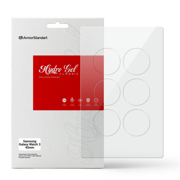Фото - Захисна плівка для смарт-годинника Armorstandart for Samsung Galaxy Watch 3 45 mm 6 шт. (ARM57924) Фото - Захисна плівка для смарт-годинника Armorstandart for Samsung Galaxy Watch 3 45 mm 6 шт. (ARM57924)