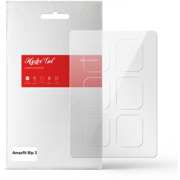Фото - Захисна плівка для смарт-годинника Armorstandart for Amazfit Bip 3/3 Pro 6 шт. (ARM62163)