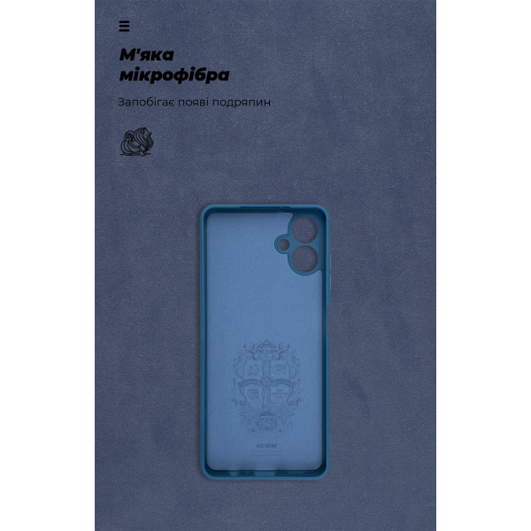 Фото - Чохол для смартфону Armorstandart ICON for Samsung A06 (A065) Camera cover Blue (ARM80135)