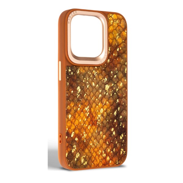 Фото - Чехол для смартфона Harder Nagas for Apple iPhone 15 Pro Brown (ARM76740)