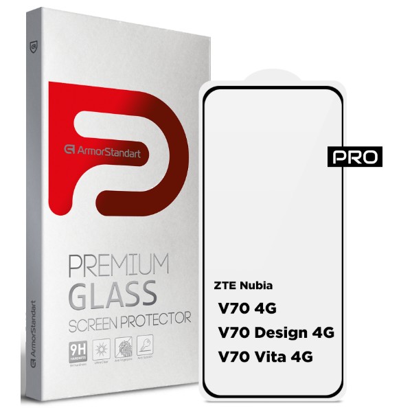 Фото - Защитное стекло для смартфона Armorstandart Pro для ZTE Nubia V70 4G / V70 Design 4G / V70 Vita 4G Black (ARM83039)