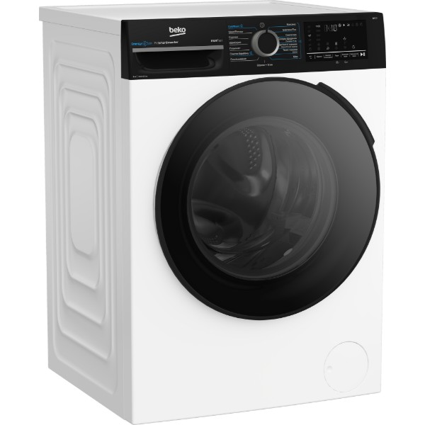 Фото - Комплект техніки Beko Пральна машина з фронтальним завантаженням + Сушильна машина + Комплект кріплень для встановлення в колону Beko BM3WFSU48435WPBB2 + BM3T48239WPBB2 + PSKS