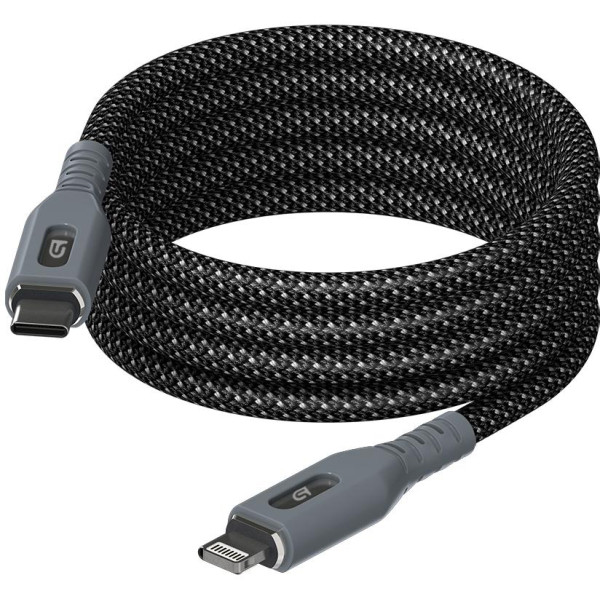 Фото - Кабель синхронизации данных Armorstandart AR18 Magnetic USB Type-C to Lightning 27W 1m Black (ARM75512)