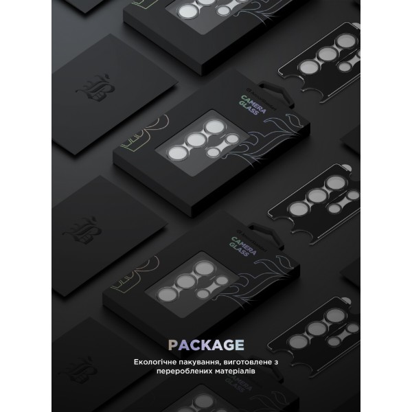 Фото - Захисне скло для смартфону Armorstandart для камери Supreme Black Icon for Samsung S24 Ultra Black Titanium (ARM76602)