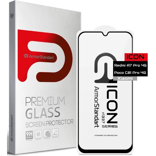 Фото - Захисне скло для смартфону Armorstandart Icon for Xiaomi Redmi A7 Pro 4G / Poco C81 Pro 4G (ARM91138)