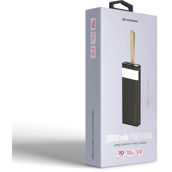 Фото - Батарея мобільна Armorstandart EnergyCore ASB20 PD22.5W 20000mAh Black (ARM80294)