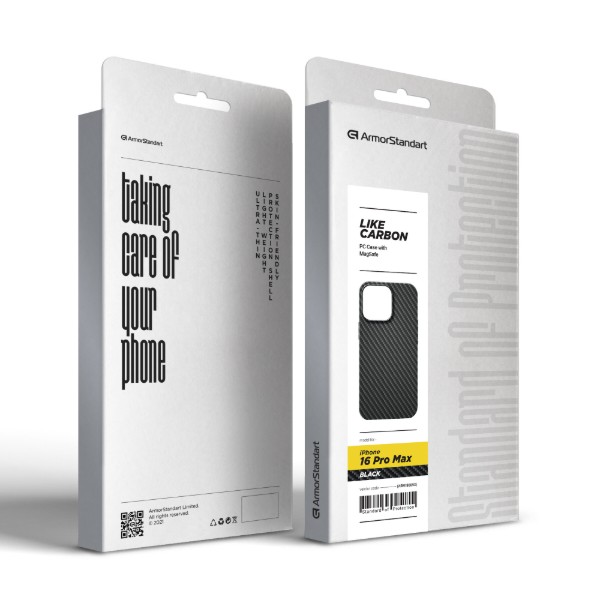 Фото - Чехол для смартфона Armorstandart LikeCarbon MagCase for Apple iPhone 16 Pro Black (ARM80094)