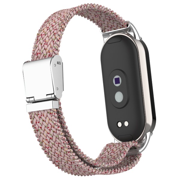 Фото - Ремінець для фітнес-браслету Armorstandart Braided Solo Loop for Xiaomi Mi Band 9/8 Starlight Pink (ARM86515)