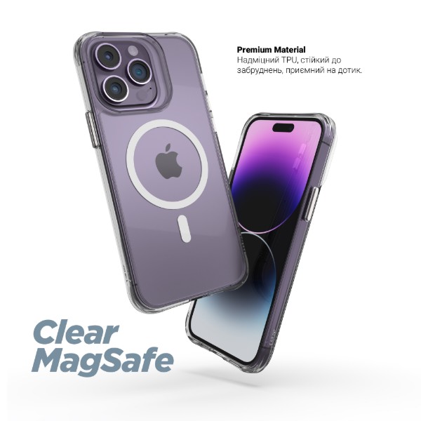 Фото - Чехол для смартфона Armorstandart Clear MagCase for Apple iPhone 17 Tansparent (ARM86251)