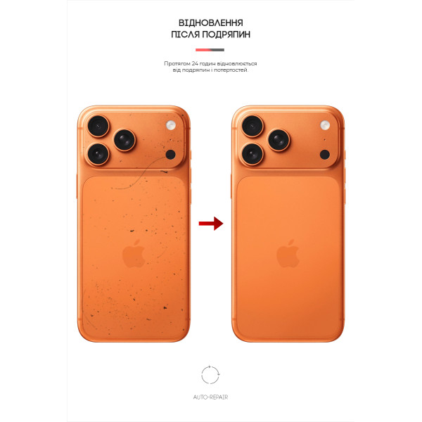 Фото - Захисна плівка для смартфону Armorstandart на задню панель for Apple iPhone 17 Pro Max Carbone Silver (ARM86200)