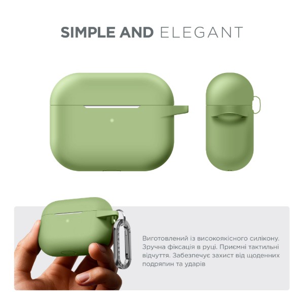 Фото - Чохол для навушників Armorstandart Hang Case for Apple Airpods Pro Matcha Green (ARM56061)