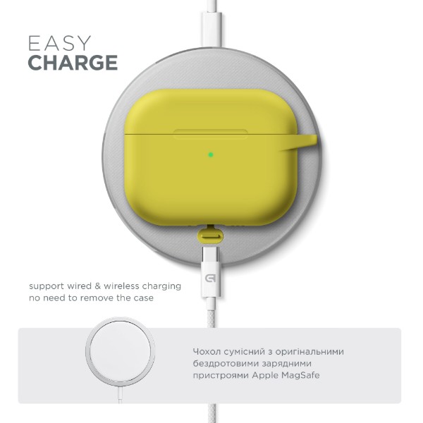 Фото - Чехол для наушников Armorstandart Hang Case for Apple AirPods Pro 2 Yellow (ARM68593)