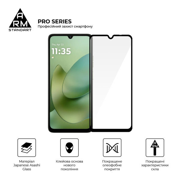 Фото - Защитное стекло для смартфона Armorstandart Pro for Motorola G06 4G/G06 Power 4G  (ARM89055)