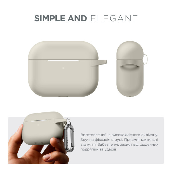 Фото - Чохол для навушників Armorstandart Hang Case for Apple Airpods Pro Rock (ARM56066)