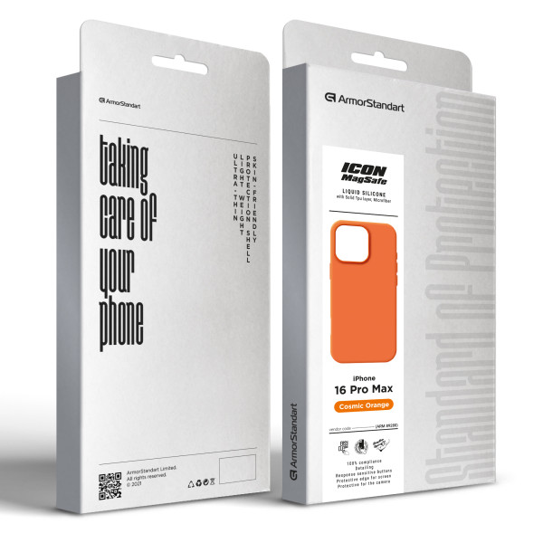 Фото - Чехол для смартфона Armorstandart ICON2 MagCase for Apple iPhone 16 Pro Max Cosmic Orange (ARM89280)