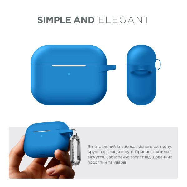 Фото - Чехол для наушников Armorstandart Hang Case for Apple Airpods Pro Blue (ARM56073)