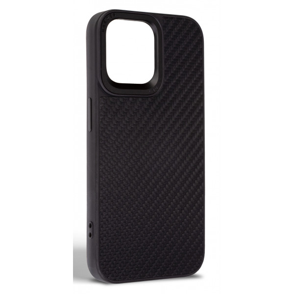 Фото - Чохол для смартфону Harder Carbon Pattern for Apple iPhone 15 Pro Black (ARM76777)