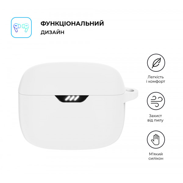 Фото - Чохол для навушників ArmorStandart Hang Case for JBL Tune Buds White (ARM80453)