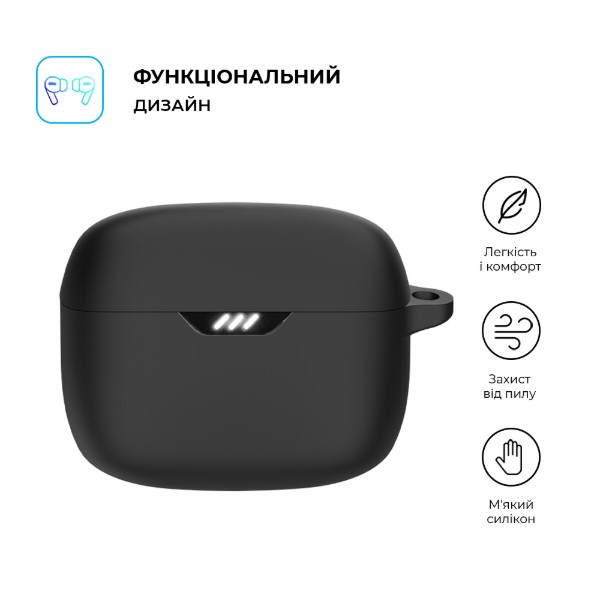 Фото - Чохол для навушників ArmorStandart Hang Case for JBL Tune Buds Black (ARM80451)