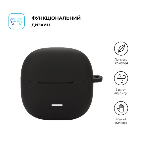 Фото - Чохол для навушників ArmorStandart Hang Case for Xiaomi Redmi Buds 6 Lite Black (ARM81086)