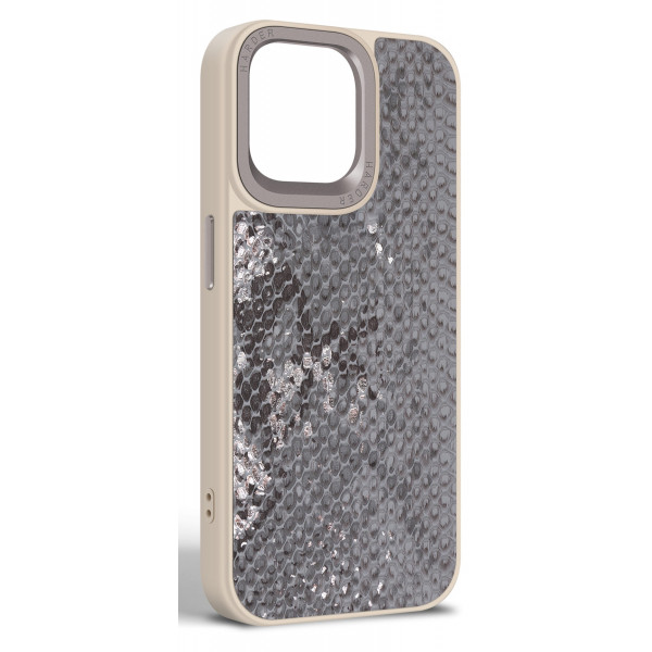 Фото - Чехол для смартфона Harder Snake Pattern for Apple iPhone 14 Pro Max Grey Silver (ARM76816)