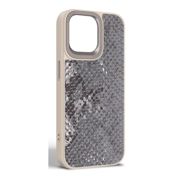 Фото - Чехол для смартфона Harder Snake Pattern for Apple iPhone 15 Pro Max Grey Silver (ARM76804)