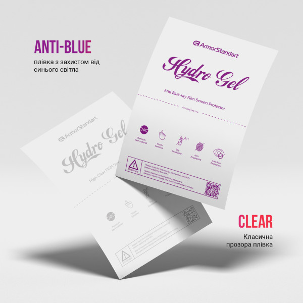 Фото - Захисна плівка для смартфону Armorstandart Clear + Anti-Blue for Apple iPhone 16 (ARM80681)