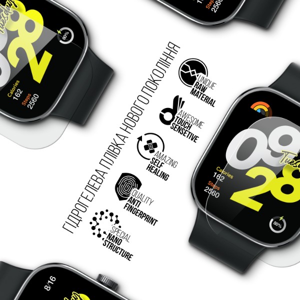 Фото - Защитная пленка для смарт-часов Armorstandart for Xiaomi Redmi Watch 4 6 шт. (ARM74577)