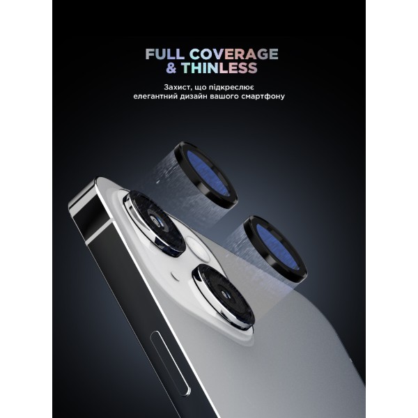 Фото - Захисне скло для смартфону Armorstandart для камери Supreme Black Icon for iPhone 15/15 Plus Black (ARM76585)