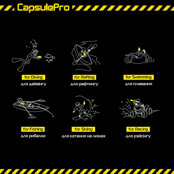 Фото - Чехол для смартфона Armorstandart CapsulePro Waterproof Floating Case Yellow (ARM59235)