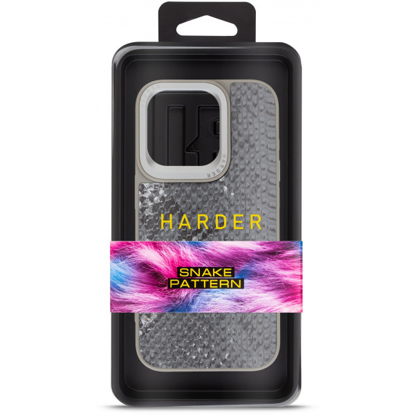 Фото - Чохол для смартфону Harder Snake Pattern for Apple iPhone 14 Pro Grey Silver (ARM76810)
