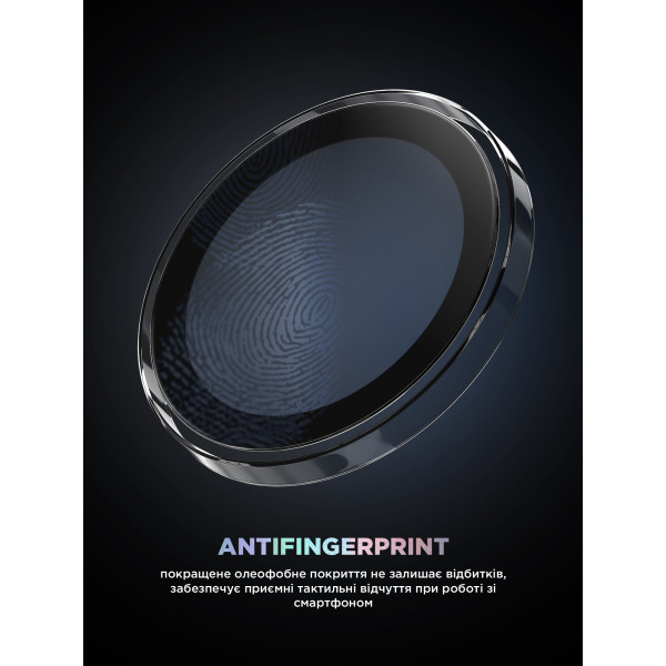 Фото - Захисне скло для смартфону Armorstandart для камери Supreme Black Icon for Samsung S24 Ultra Clear (ARM76616)
