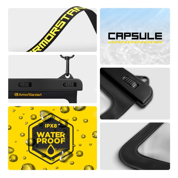 Фото - Чохол для планшета Armorstandart Capsule Tab Black (ARM84420)