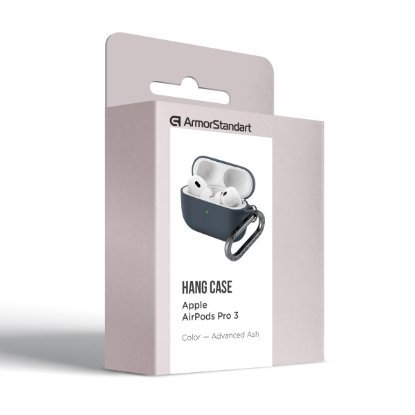 Фото - Чехол для наушников Armorstandart Hang Case for Apple AirPods Pro 3 Advanced ash (ARM88270)