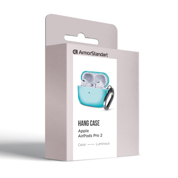 Фото - Чохол для навушників Armorstandart Hang Case for Apple AirPods Pro 2 Luminous (ARM68592)