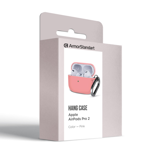 Фото - Чехол для наушников Armorstandart Hang Case for Apple AirPods Pro 2 Pink (ARM68588)