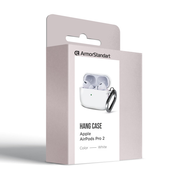 Фото - Чехол для наушников Armorstandart Hang Case for Apple AirPods Pro 2 White (ARM68586)