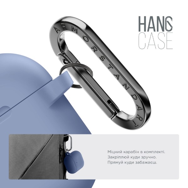 Фото - Чехол для наушников Armorstandart Hang Case for Apple AirPods 4 Lavender (ARM81282)