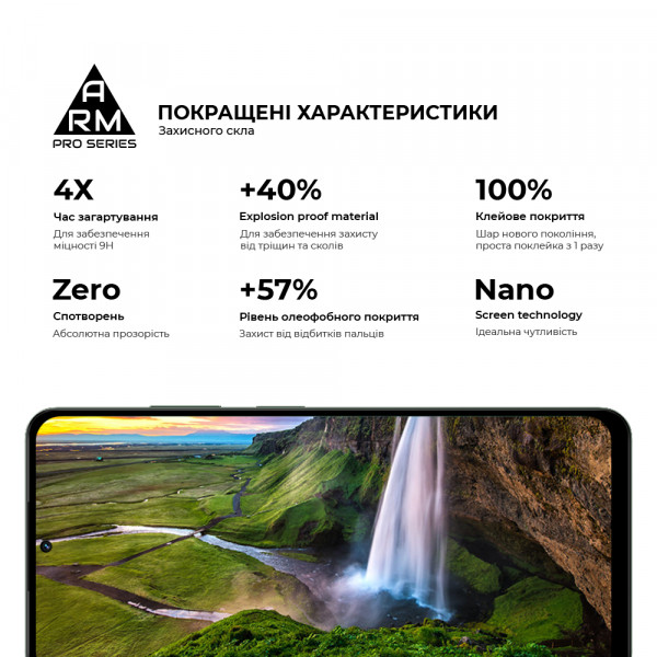Фото - Захисне скло для смартфону Armorstandart Pro for Tecno Pova 6 (LI7) Black (ARM78228)