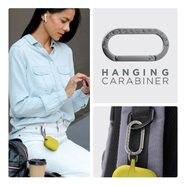 Фото - Чехол для наушников Armorstandart Hang Case for Apple AirPods Pro 2 Yellow (ARM68593)
