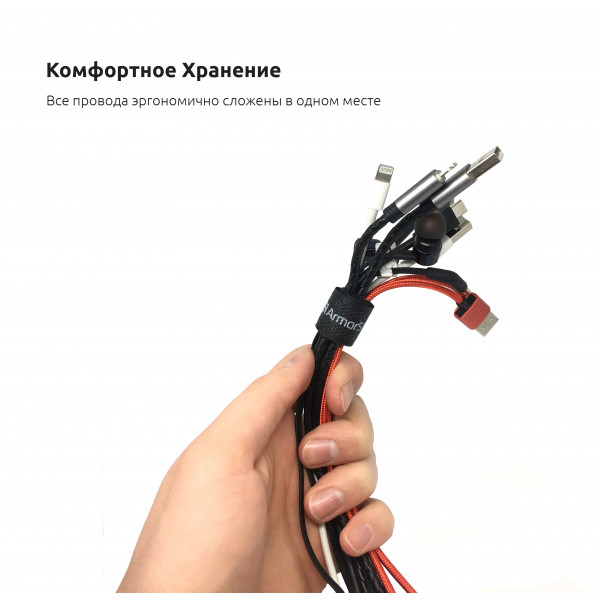 Фото - Органайзер для зберігання кабелів Armorstandart Sticky Tape Cactus (ARM57887)