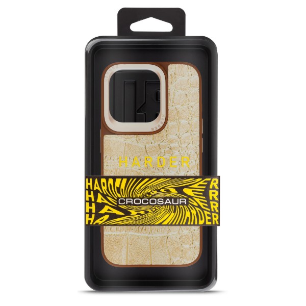 Фото - Чохол для смартфону Harder Crocosaur for Apple iPhone 14 Pro Beige (ARM76721)