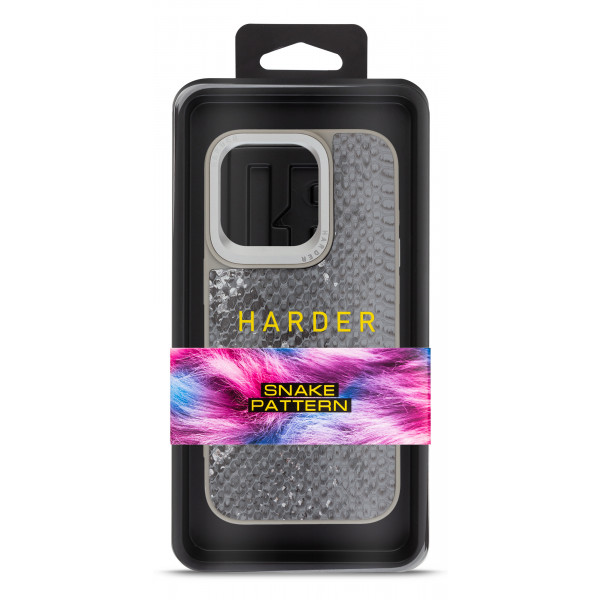 Фото - Чохол для смартфону Harder Snake Pattern for Apple iPhone 15 Pro Grey Silver (ARM76798)