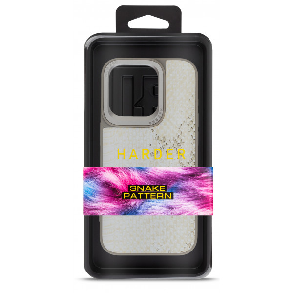 Фото - Чохол для смартфону Harder Snake Pattern for Apple iPhone 15 Pro White Cream (ARM76795)