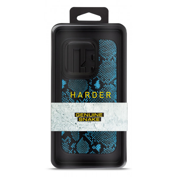 Фото - Чохол для смартфону Harder Genuine Snake for Apple iPhone 15 Pro Dark Blue (ARM76781)