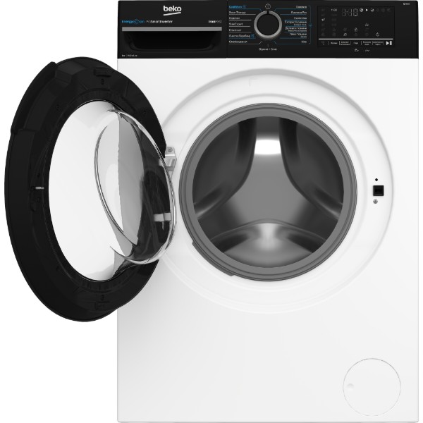 Фото - Комплект техніки Beko Пральна машина з фронтальним завантаженням + Сушильна машина + Комплект кріплень для встановлення в колону Beko BM3WFSU48435WPBB2 + BM3T48239WPBB2 + PSKS