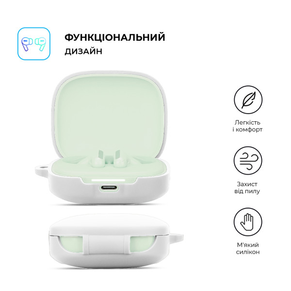 Фото - Чохол для навушників Armorstandart Hang Case for Xiaomi Redmi Buds 6 White (ARM83393)
